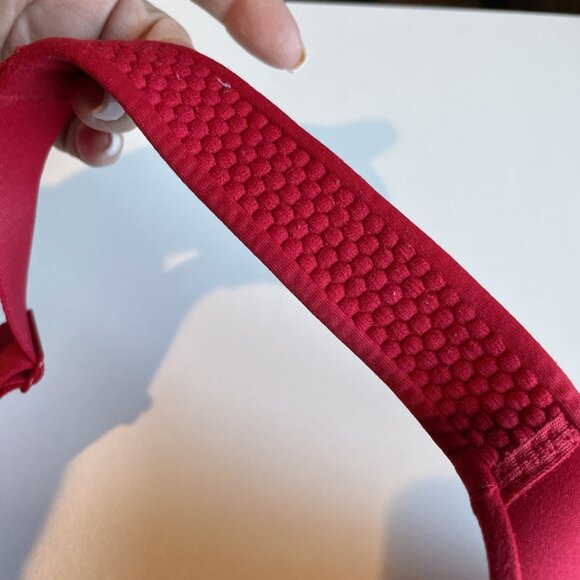 Cacique Lane Bryant Modern Luxe Lightly Lined Balconette Bra Size 42DDD Red - Picture 5 of 9